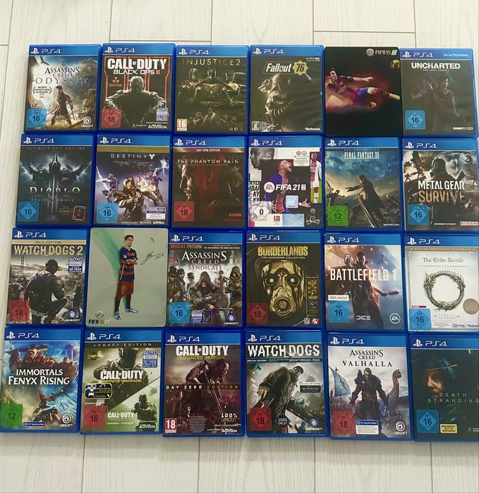 Игры playstation 4 / PS 4 / Диски  playstation 4 (роздріб, комплект)