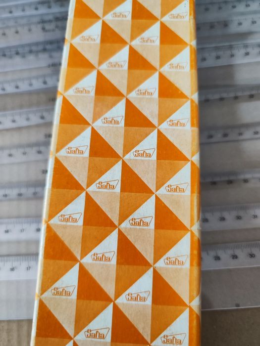 Conjunto de 15 Réguas transparentes de 40 cm da Jafep