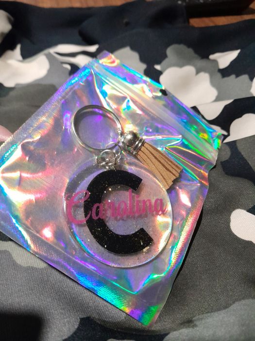 Porta chaves com nome