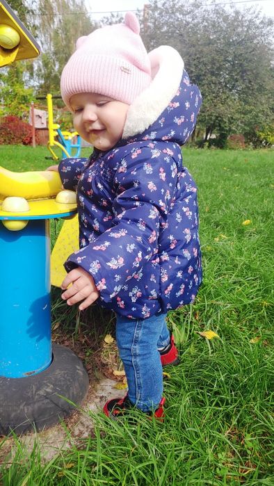 Тепла куртка 9-12міс