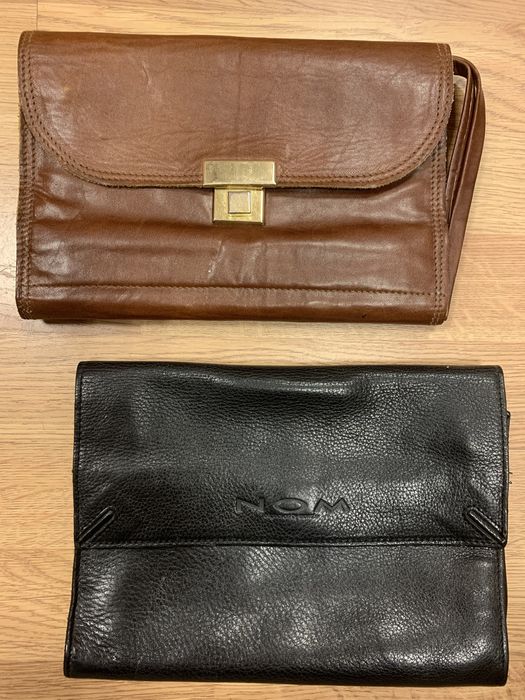 Барсетка, портфель шкіра NOM, Lancome