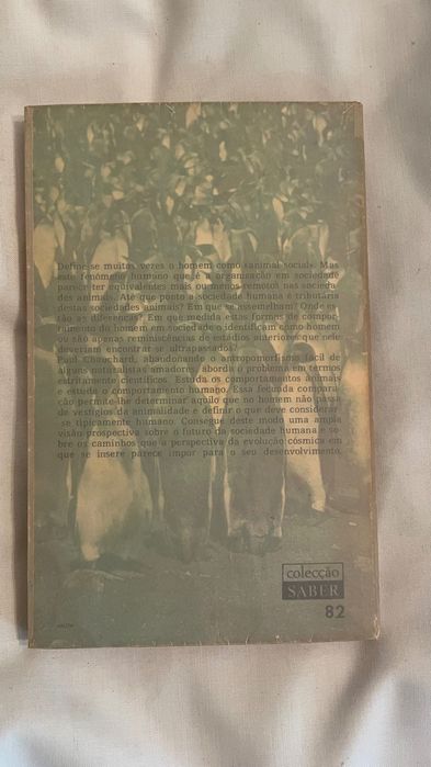 Livro Sociedades Animais Sociedade Humana