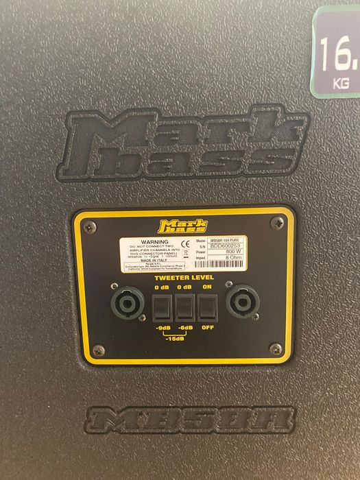 Coluna Mark Bass 8 ohms 800  WATTS