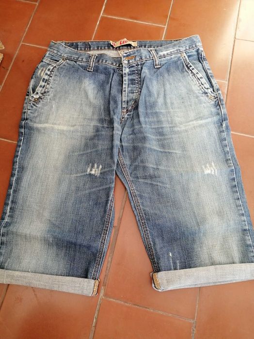 calções de ganga tam 42