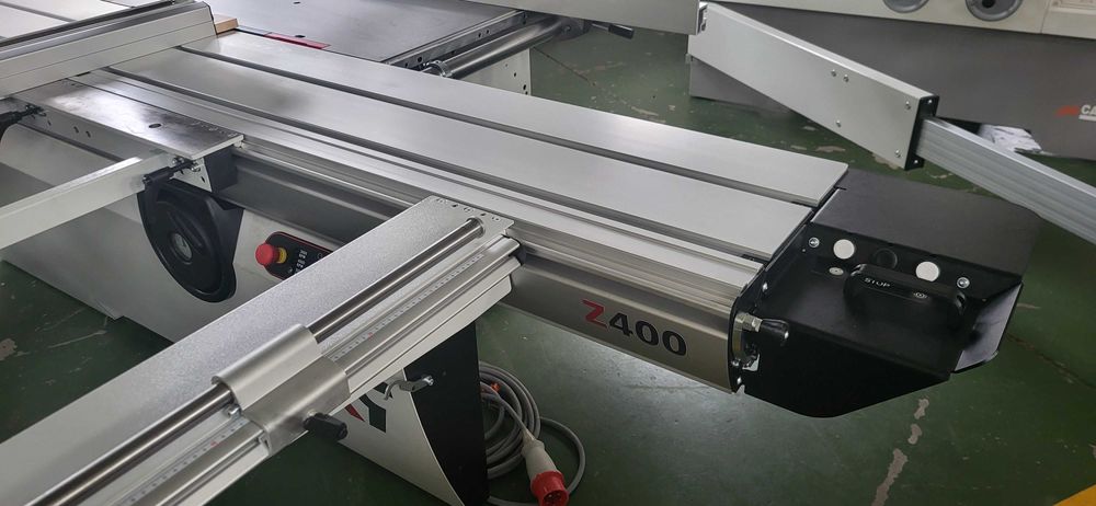 Piła, formatowa ROBLAND Z400M + START/STOP w uchwycie wózka