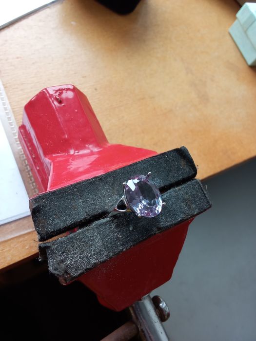 Anel em Prata com Alexandrita Natural – 5,90 ct  Oportunidade Única