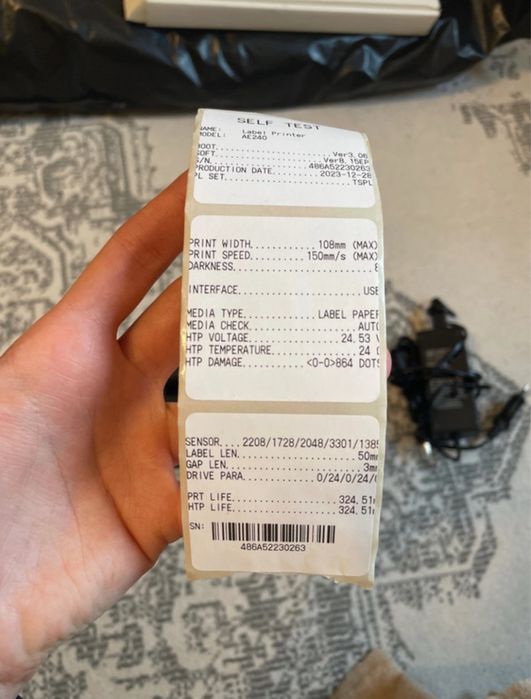 Drukarka termiczna Marklife D100 bluetooth USB