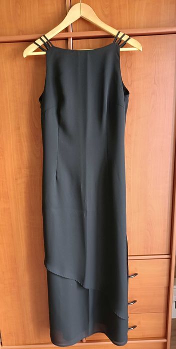Vestido cerimónia preto, tam S, marca Ana Sousa