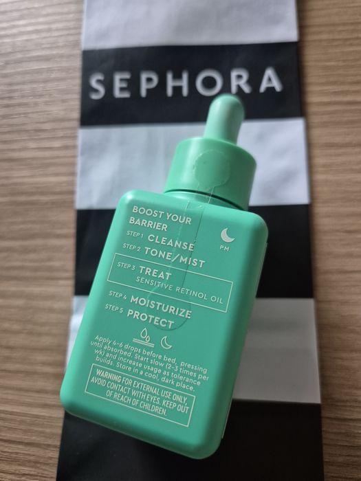 Nowy! BYOMA Sensitive Retinol Oil 30 ml olejek  z retinolem wrażliwa