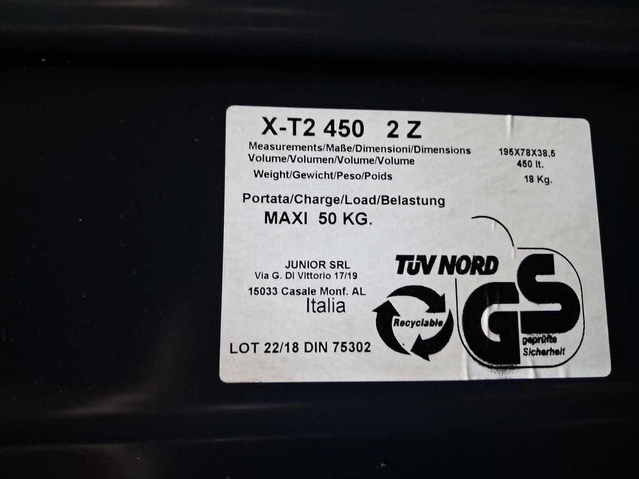 Box dachowy TAURUS X-T2-450 2Z