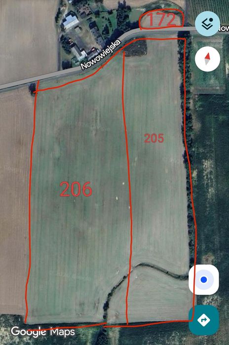 Działka rolna Trzemiętowo