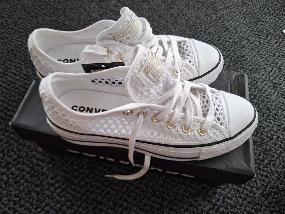 CONVERSE ALL STAR ażurowe NOWE trampki r.38