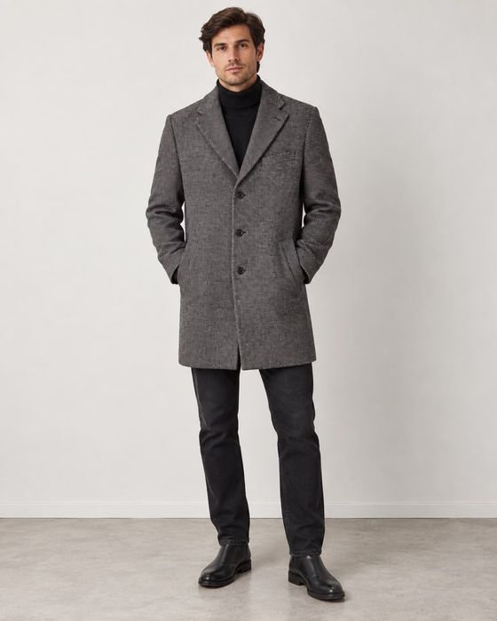 Чоловіче шерстяне пальто Massimo dutti