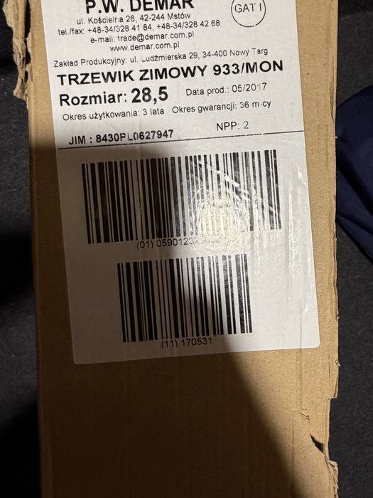 Buty wojskowe zimowe