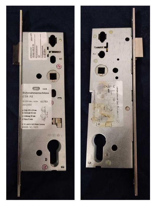 Abus fechadura de encaixe prata 45 mm (312)
