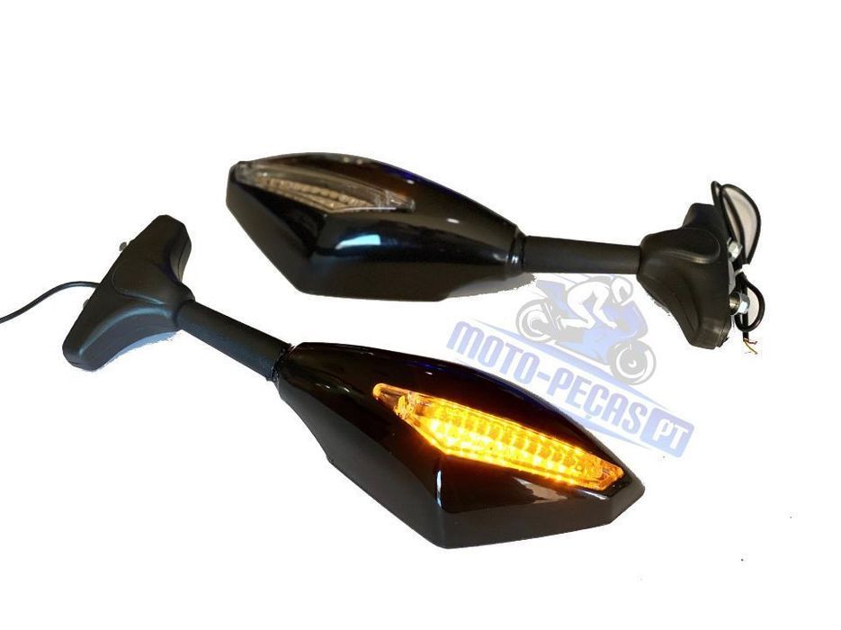Espelhos Retrovisores universais com pisca cbr gsxr hornet Ninja