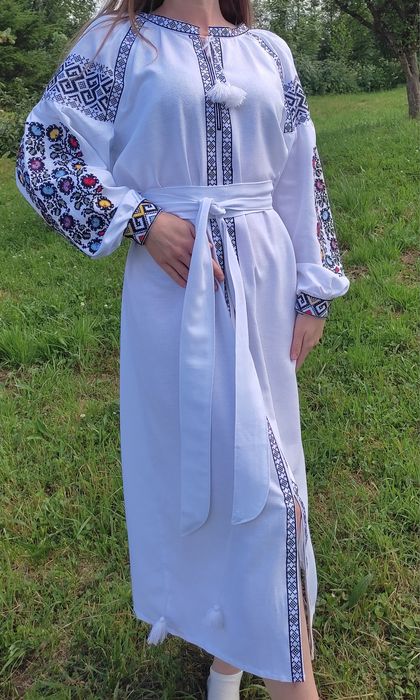 Вишиванка сукня, вишите плаття, вишита жіноча сукня, набір парний