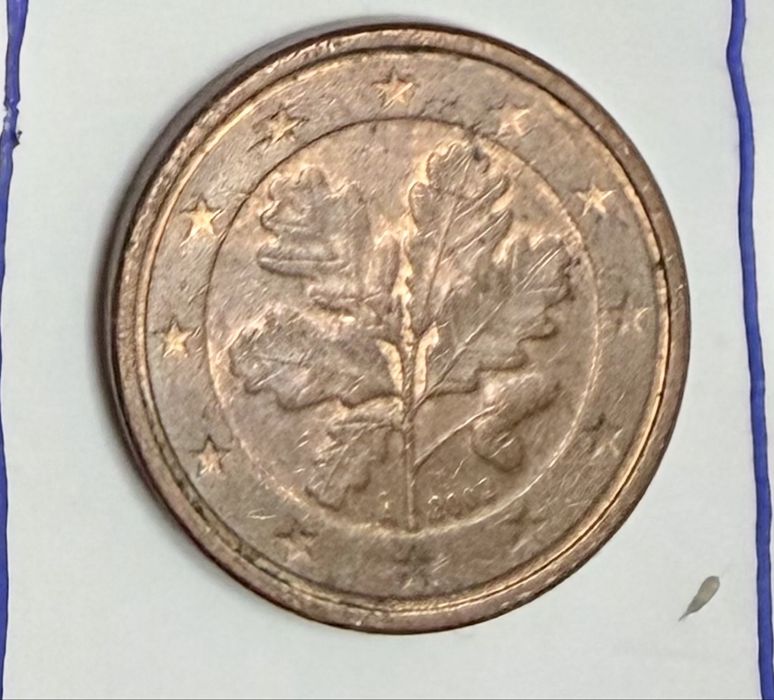 Moedas 1 cêntimo (3) Carvalho” 2002 “Pela melhor oferta