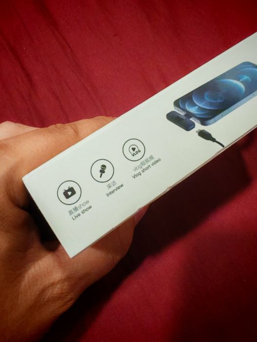 Zestaw 2 mikrofonów bezprzewodowych krawatowych K9 USB-C