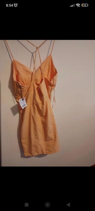 Vestido cor damasco