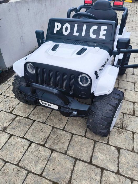 Детский электромобиль Джип Bambi M 4282 EBLR-1 Jeep Wrangler, белый