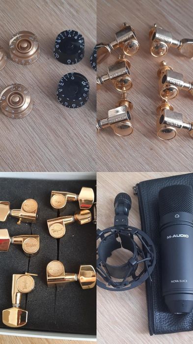 Diverso material guitarra gibson/fender