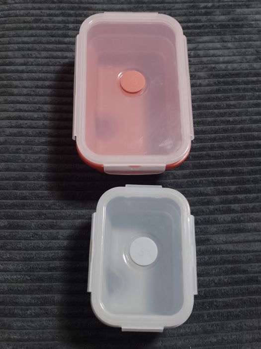 Pojemniki silikonowe 2 sztuki