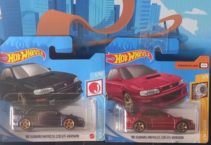 Subaru impreza 22b sti-version hot wheels