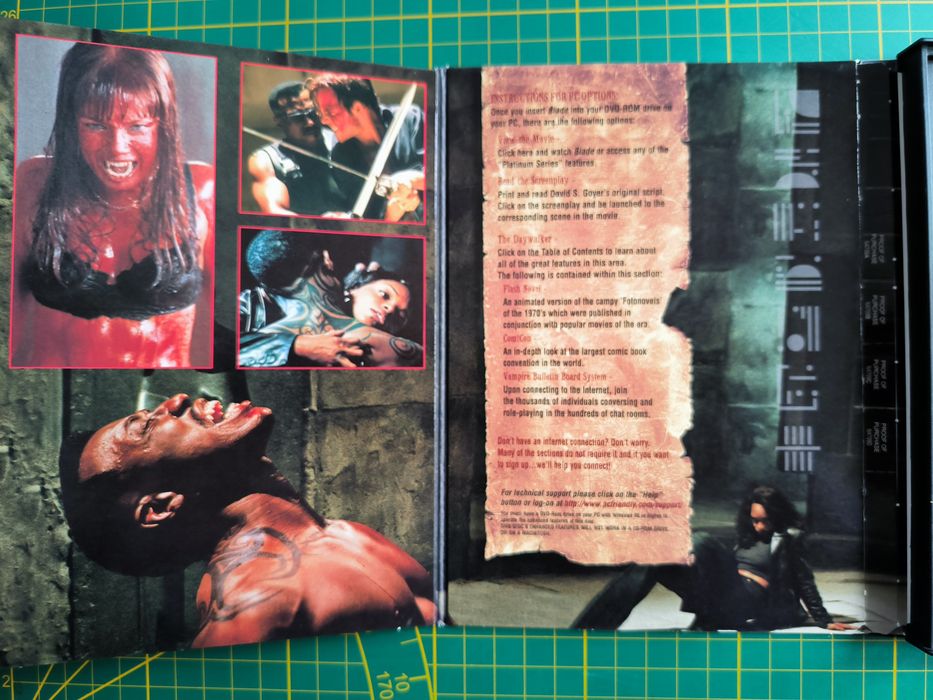 Blade DVD Video.