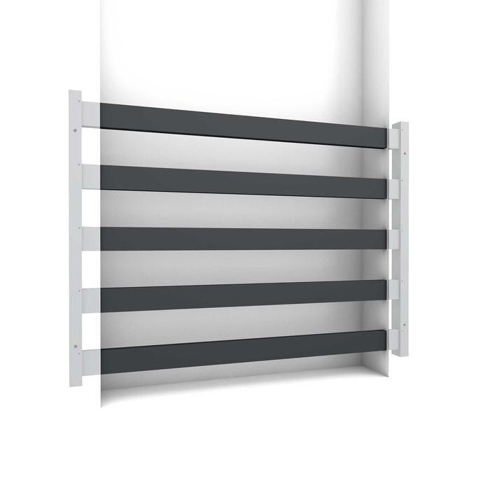 Balustrada francuska podtynkowa AluSlim barierka okno balkonowe balkon