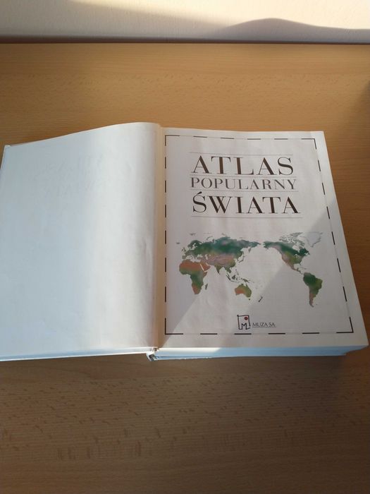 Atlas popularny świata MUZA SA wydanie I 1998r.