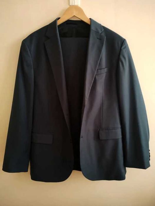 Garnitur męski H&M - granatowy