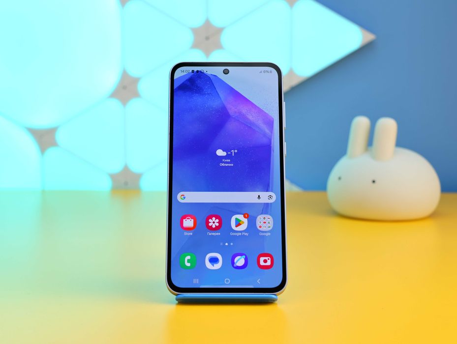 Смартфон Samsung Galaxy A55 8/128GB Ice Blue [155202] Б/У З ГАРАНТІЄЮ
