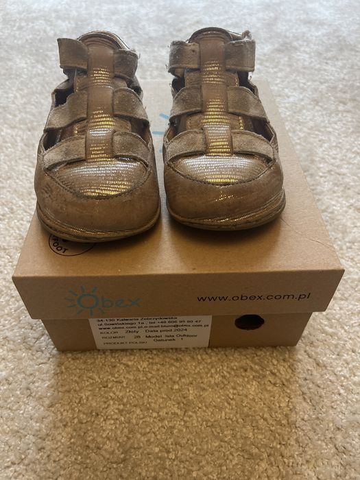 Obex zlote papcie skora 28