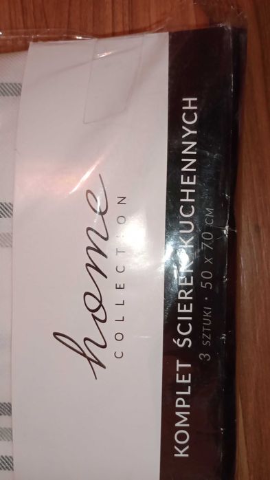 Ścierki Kuchenne 100% Bawełna 50x70cm Komplet 3 szt. NOWE w Opakowaniu