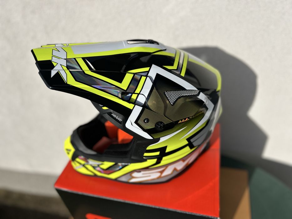 Kask motocyklowy cross HULAJNOGA quad SMK ALLTERRA rozmiar L 59 cm
