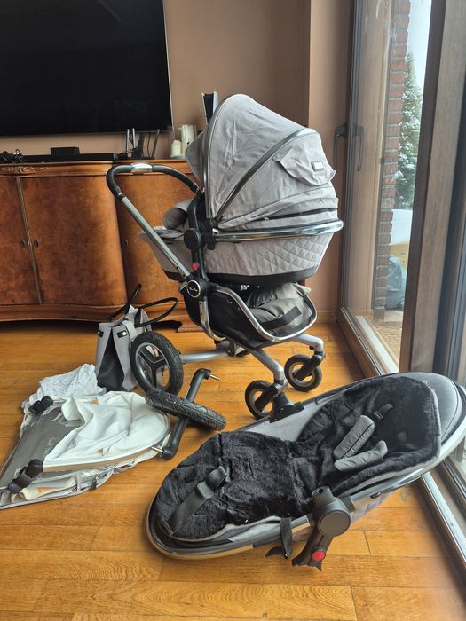 Wózek Silver Cross - w idealnym stanie! Dużo dodatków!
