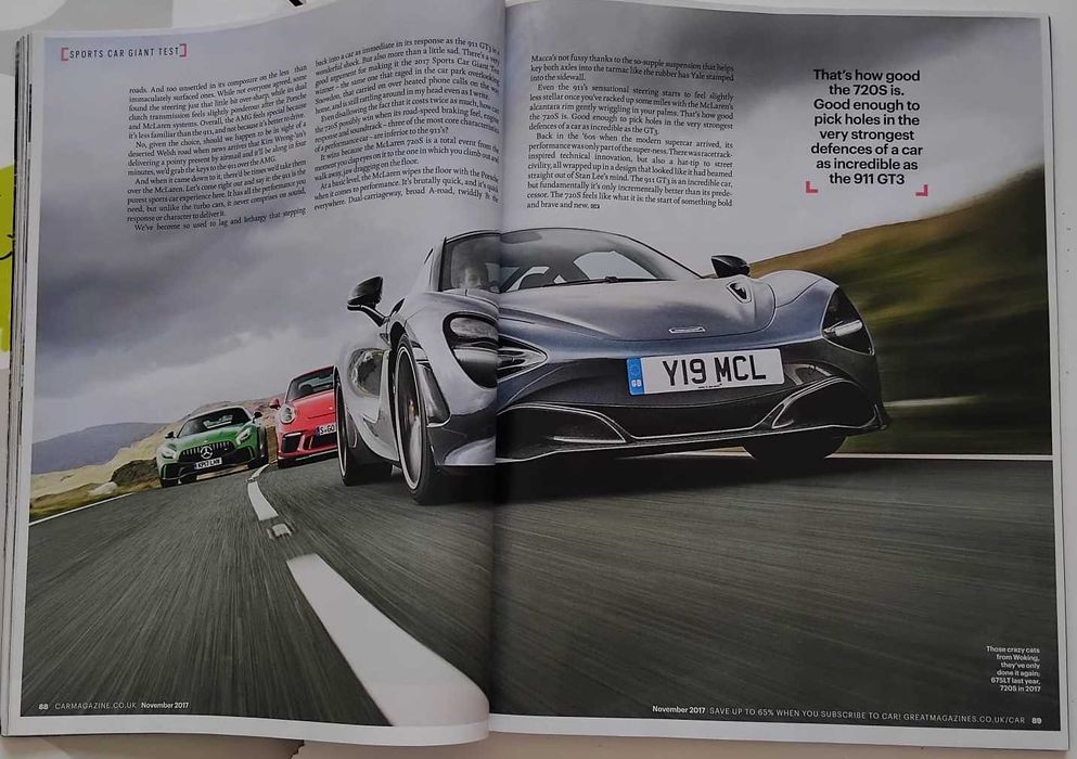 Revista estrangeira Car, November 2017, Issue 664
