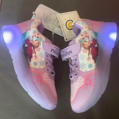 Buty Elza, Elsa, Kraina Lodu, Frozen, diody, świecące, MIGAJĄCE  25
