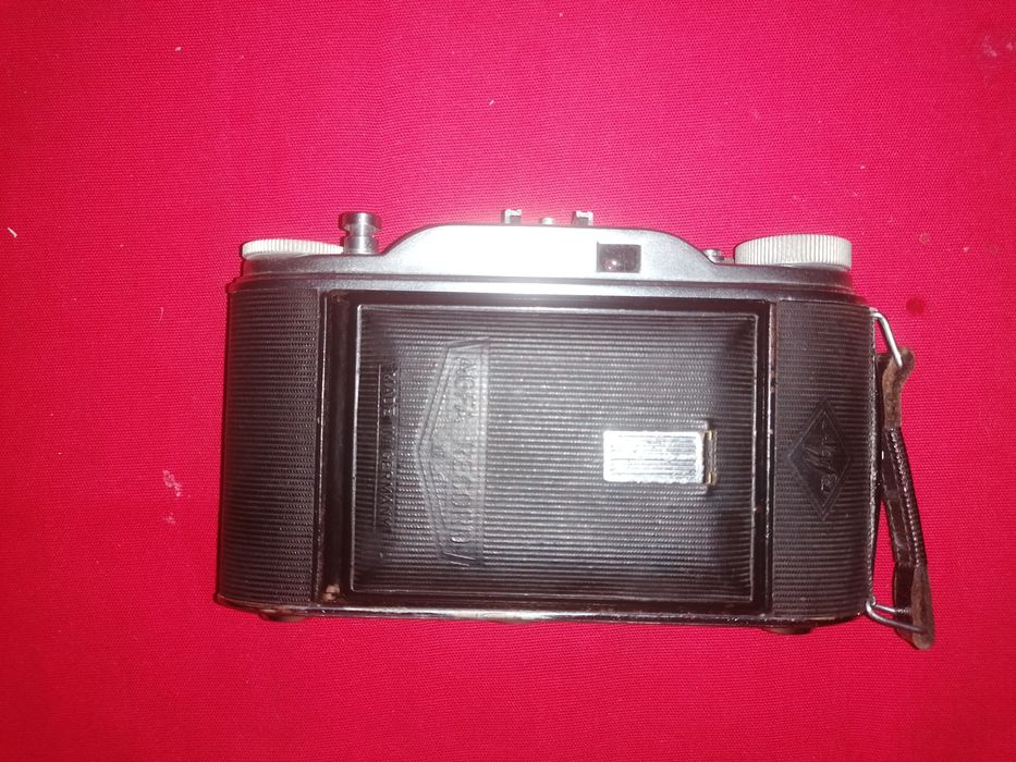 Máquina fotografica AGFA RECORD II fole médio formato 6x9/ 120 de 1952
