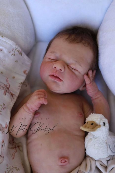 Silikonowa , oryginalna lalka reborn, cała z silikonu