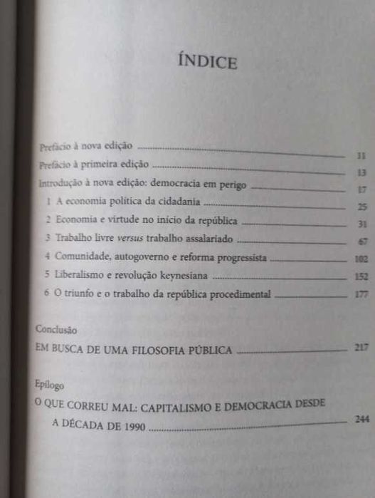 O Descontentamento da Democracia - Michael J. Sandel