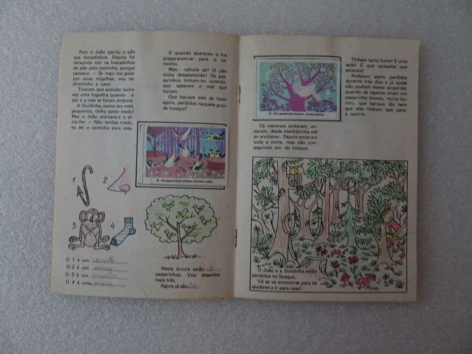 Caderneta de cromos completa - O João e a Guidinha