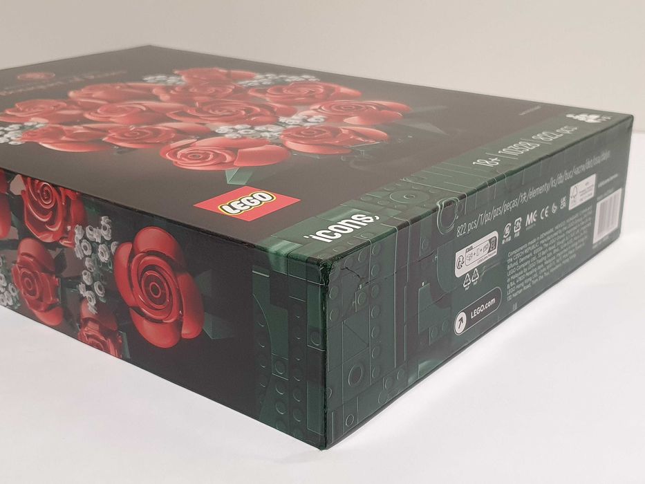 Kwiaty bukiet róz klocki LEGO ICONS 10328 bouquet of roses nowe