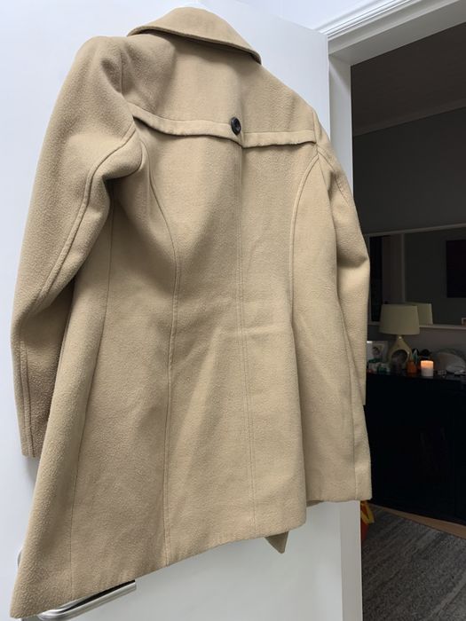 Casaco fazenda bege Stradivarius XL