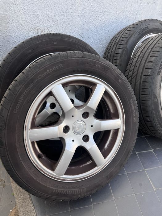 Jantes 15 3x112 Smart com pneus novos