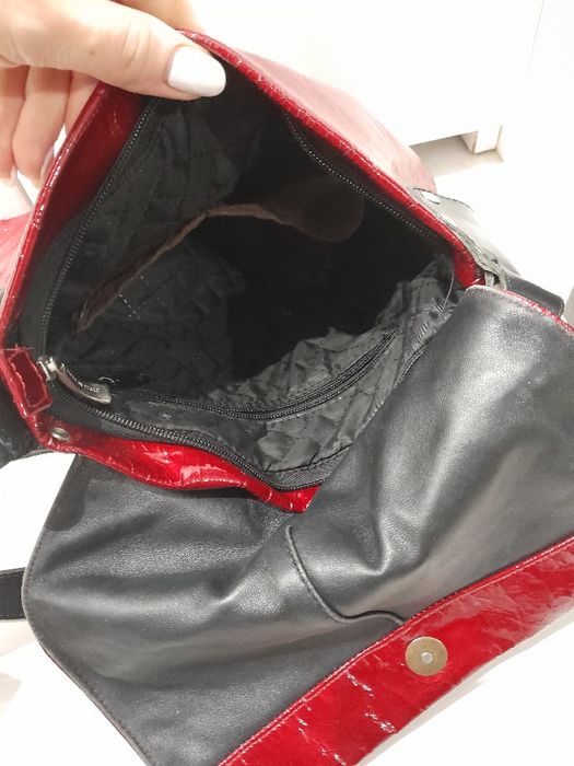 Torebka ze skóry naturalnej. Listonoszka