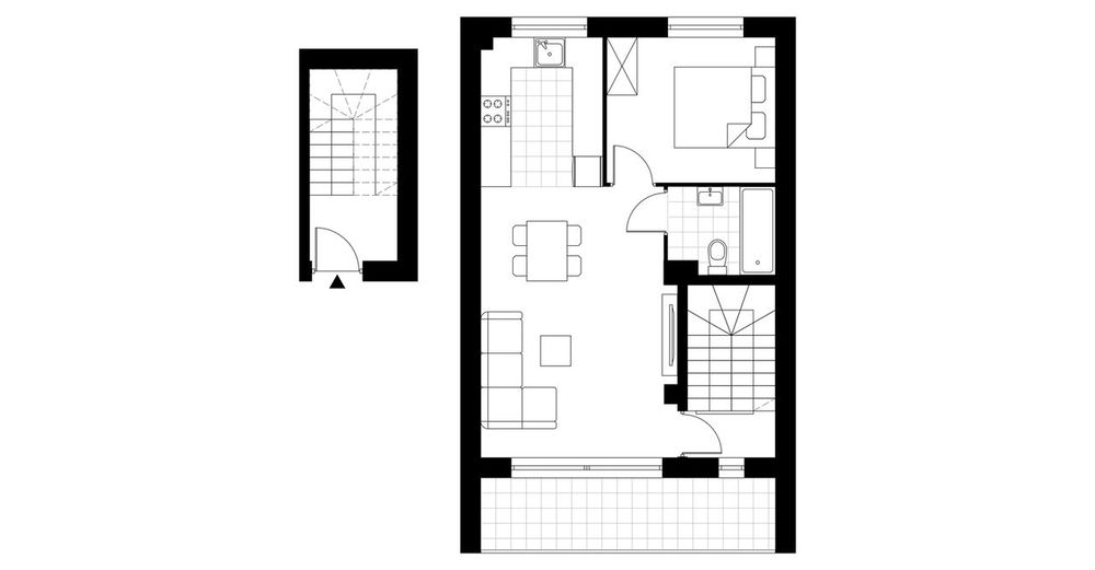 2-pokojowe mieszkanie 59m2 + balkon Bezpośrednio