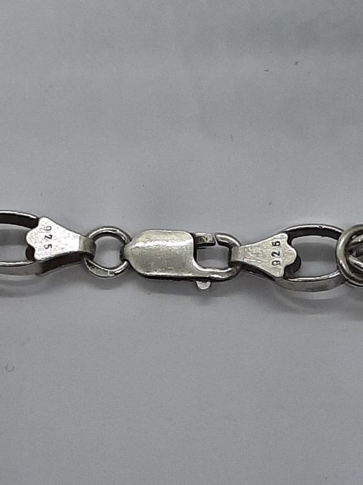 Elegancki naszyjnik ze srebra, srebro 925