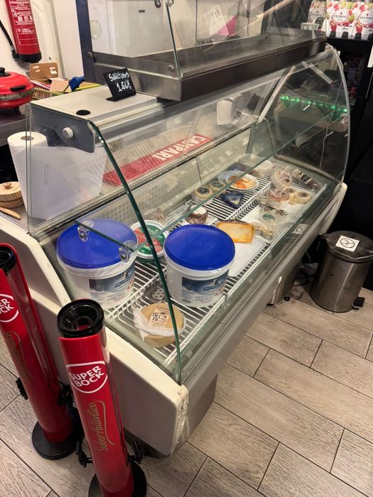 Arca frigorifica inox com mostrador para restauraçao